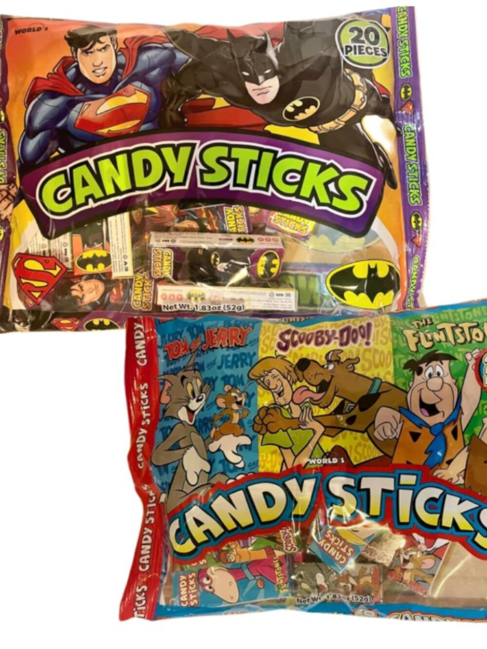 2Pks Scooby-Doo Comix & Batman-Superman Characters NEW Party Supply